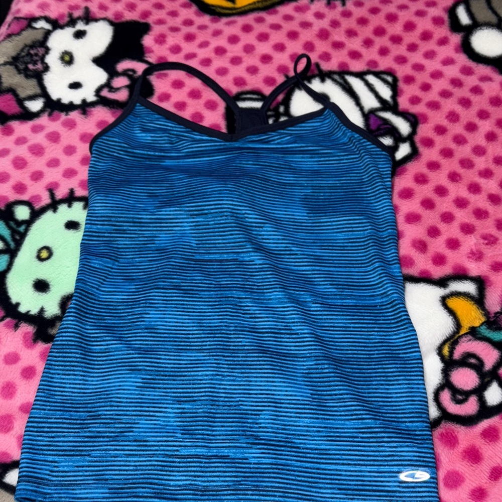 Champion Blue Striped Tank